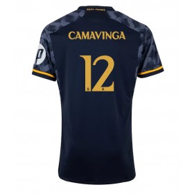 Real Madrid Eduardo Camavinga #12 Borta Kläder 2023-24 Kortärmad